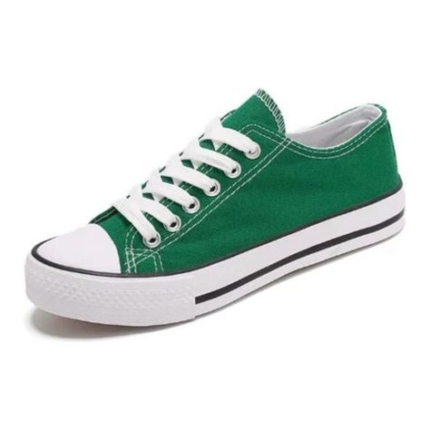 Zapatilla Infantil De lona Urbana Casual Verde 7197-0