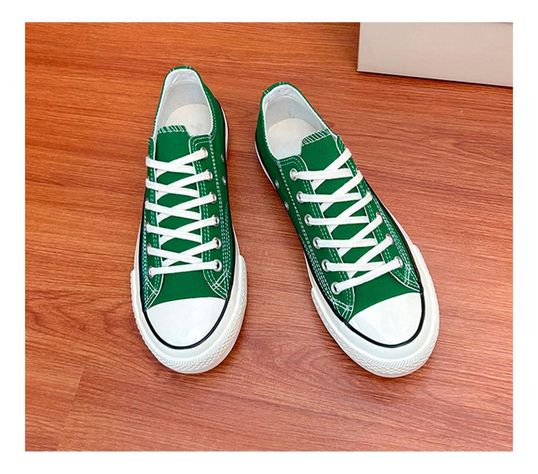 Zapatilla Infantil De lona Urbana Casual Verde 7197-2