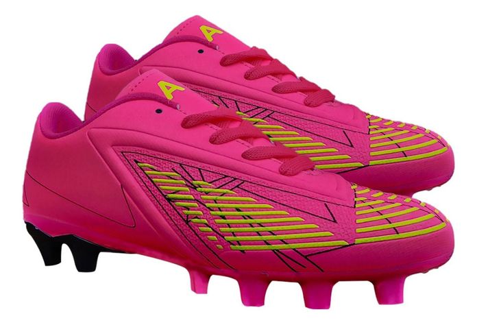 Zapato De Futbol Full Grass Juvenil Unique Style Fucsia-7272-2