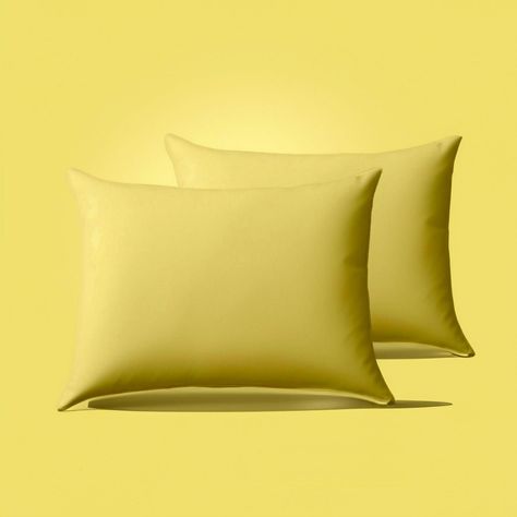 Pack de Almohada 70x40 cm Comodidad para un Sueño Reparador Amarillo-1