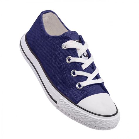Zapatilla Infantil De lona Urbana Casual - Azul - 7193-0
