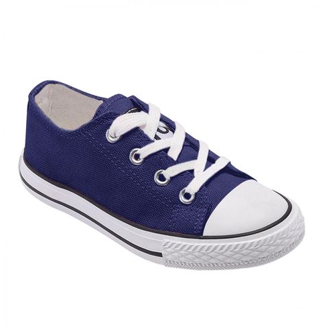 Zapatilla Infantil De lona Urbana Casual - Azul - 7193-1