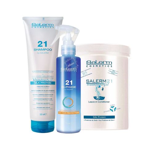 SALERM 21 Kit Shampoo + Bi-fase + Crema 1000 ML-1