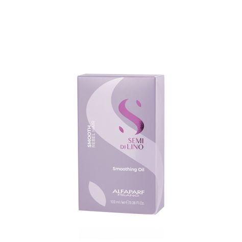 ALFAPARF Aceite Alisador Semi Di Lino Smooth, Protector Térmico-1