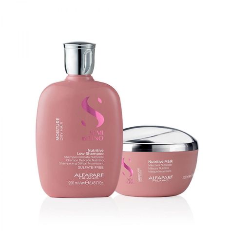 ALFAPARF Kit Shampoo+  Mascarilla Nutrición Semi di lino-1