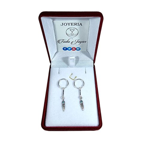 Aros Plata 925 Argolla Pluma-1