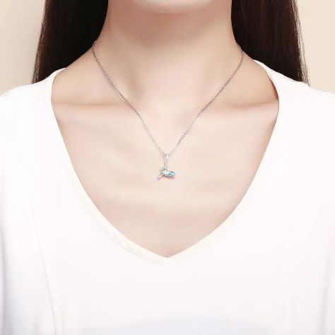 Charm Dije Plata 925 Colibri Picaflor Pajaro Ave-1