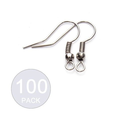 Pack 100 Ganchos Para Aros Acero Quirurgico-1