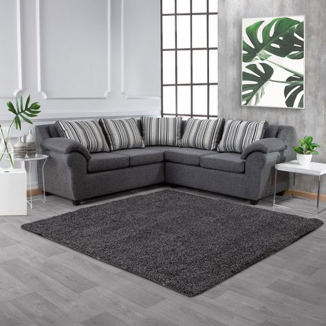 Sofá Seccional Cattaleya Lino Gris-0