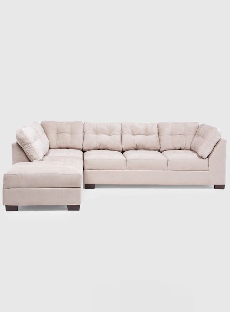 Seccional Edimburgo Izquierdo Tela Beige-1