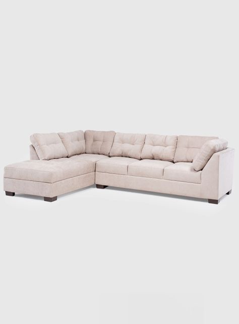 Seccional Edimburgo Izquierdo Tela Beige-2