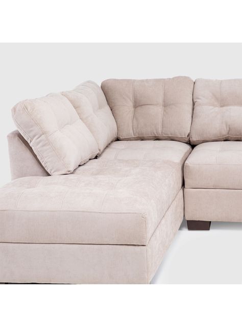 Seccional Edimburgo Izquierdo Tela Beige-5