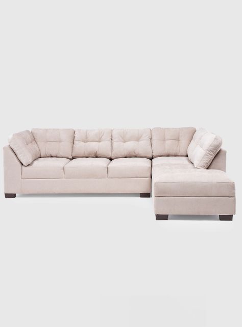 Seccional Edimburgo Derecho Tela Beige-1