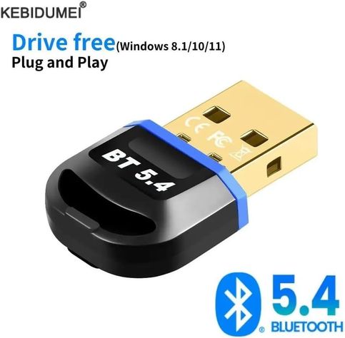 Adaptador Receptor Transmisor Bluetooth 5.4 USB Notebook PC-1