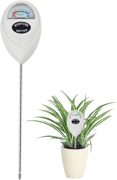 Medidor Humedad Suelo Para Plantas Jardin No Usa Bateria-0