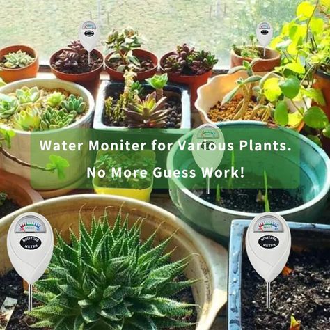 Medidor Humedad Suelo Para Plantas Jardin No Usa Bateria-6