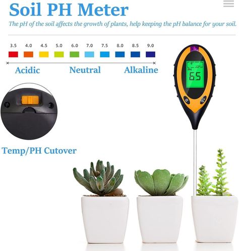 Medidor Ph Humedad Suelo Temperatura 4 En 1 Con Iluminacion-1