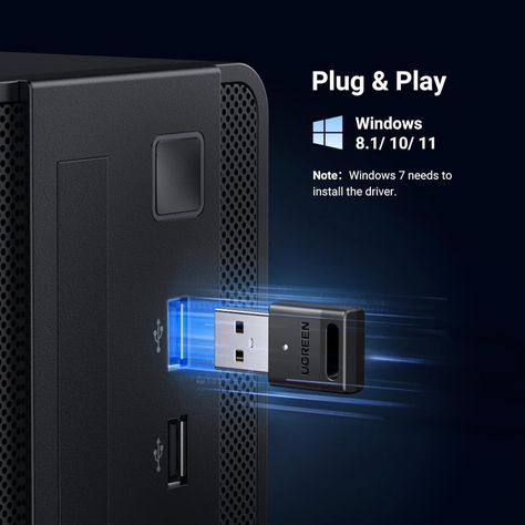 Adaptador Bluetooth Ugreen 5.3 USB Dongle PC Notebook CM591-2