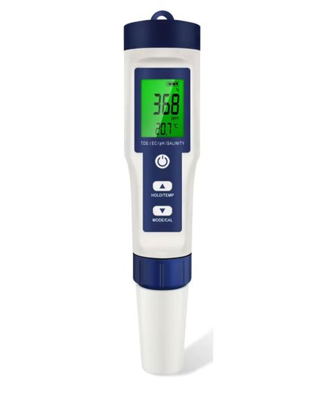 Medidor Multifuncion 5 En 1 pH TDS EC Salinidad Temperatura-0