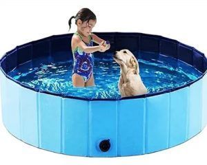 Piscina Plegable Para Perros Para Mascotas 80 X 20 Cm-0