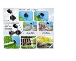 Piscina Plegable Para Perros Para Mascotas 80 X 20 Cm-2
