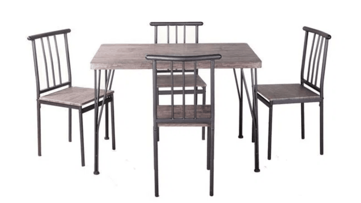 COMEDOR 4 SILLAS - AMALIO  - CAFÉ - M+DESIGN-1