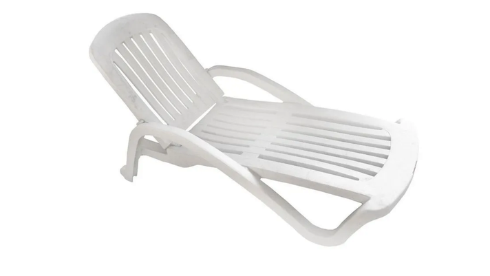 REPOSERA BLANCA  193 x 71 x 45 CM- IBIZA  - WENCO-0