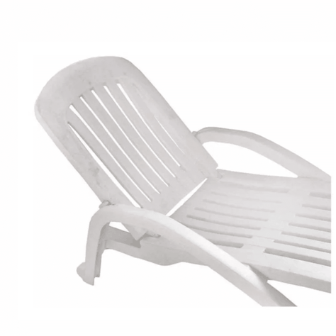 REPOSERA BLANCA  193 x 71 x 45 CM- IBIZA  - WENCO-1