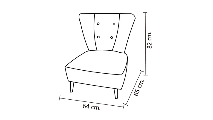 Sitial Adelfa Gris 82 x 64 x 65  - M+ DESIGN  -4