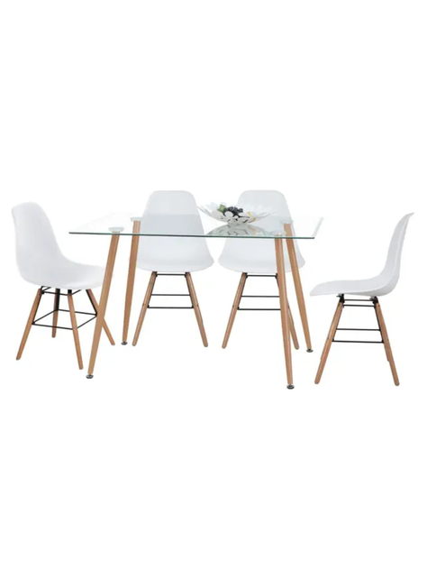 Comedor 4 sillas Dini - 120x76x80 cm - M+Design-0
