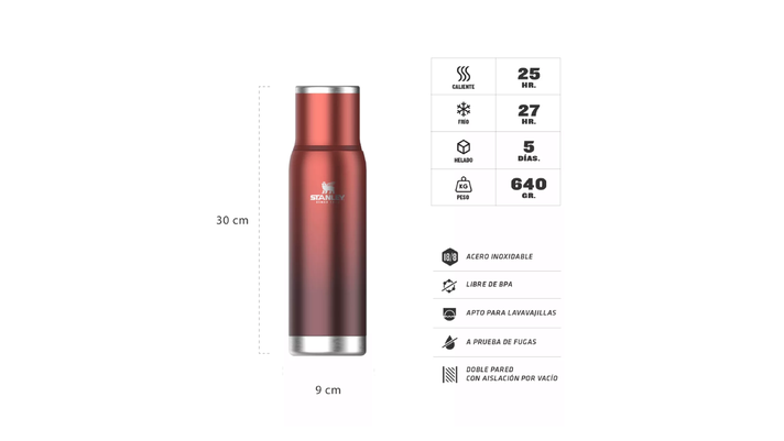 Termo adventure 0.75 L Stanley - Terracota -2