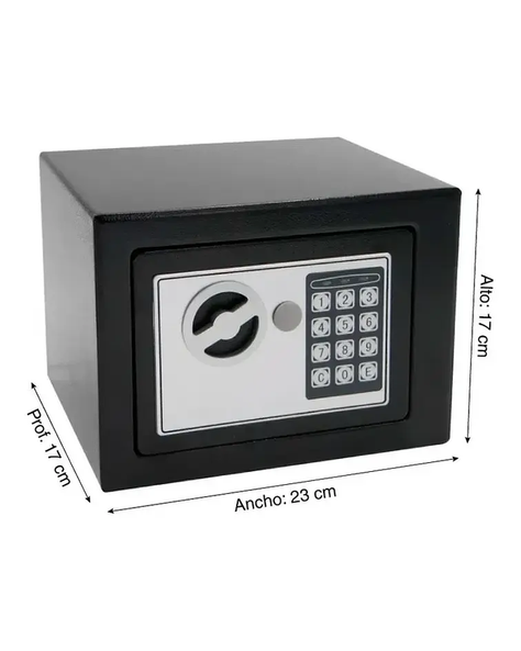 Caja Fuerte de Seguridad con clave y llave-2