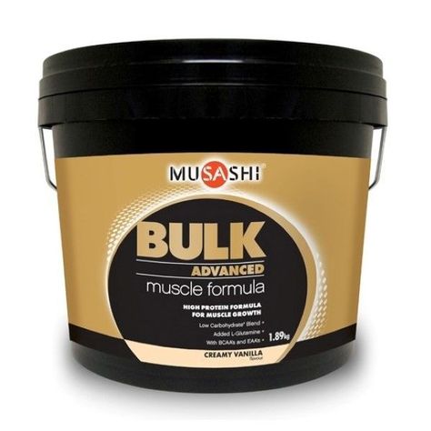 Musashi Proteina Bulk Whey Protein Isolate 4 Lbs Vanilla-0