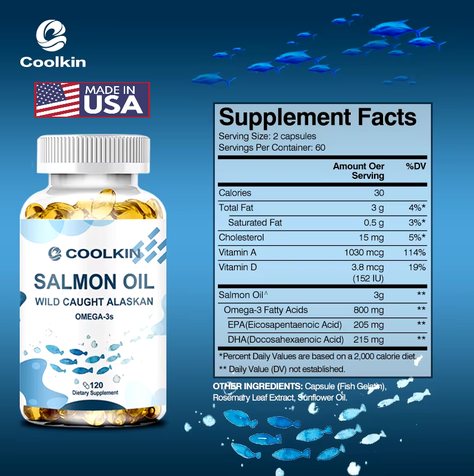 PURE ALASKAN SALMON OIL OMEGA 3 ACEITE DE SALMON 3000 MG 120 CAPS-2