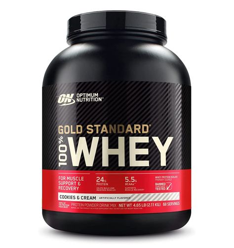 On 100% Whey Protein Gold Standard 4,65 Lbs Cookies & Cream-0