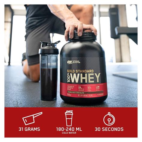 On 100% Whey Protein Gold Standard 4,65 Lbs Cookies & Cream-2
