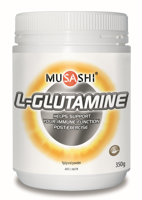 Musashi Glutamina 3000mg L-glutamina Micronizada Pura 350gr-0