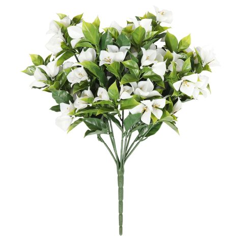 Planta Colgante Artificial Gardenia 50 CM Blanca-0