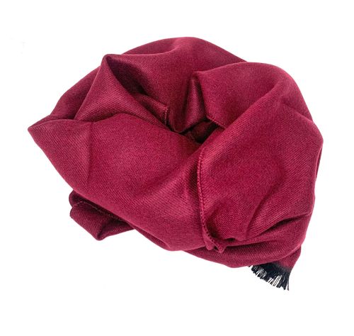 BUFANDA LISA COLOR ROJO-0