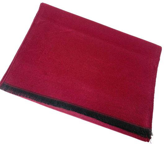 BUFANDA LISA COLOR ROJO-1