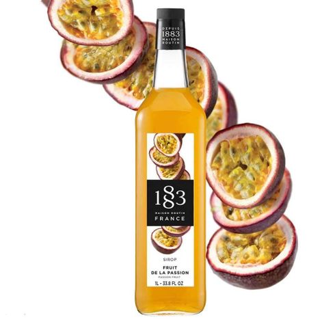 JARABE SIRUP MARACUYA PASSION FRUIT  1883 MAISON ROUTIN FRANCES SYRUP 1L-1