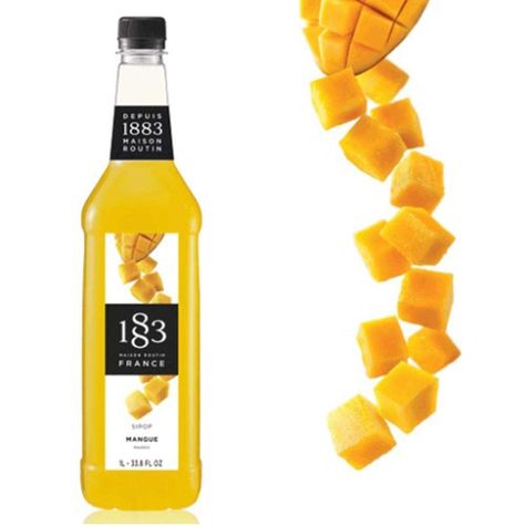 JARABE SIRUP MANGO 1883 MAISON ROUTIN FRANCES SYRUP 1L-0