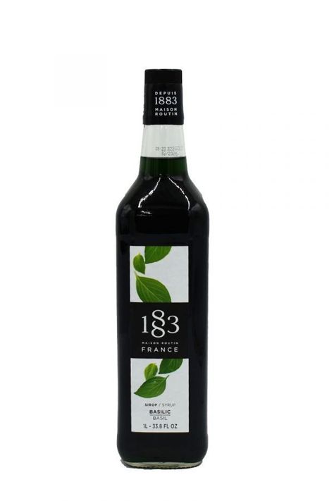 JARABE SIRUP ALBAHACA BASIL 1883 MAISON ROUTIN FRANCES SYRUP 1L-0