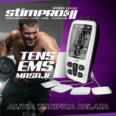 Stimpro 2 TENS, EMS y Masaje de Pulso. 3 en 1-2