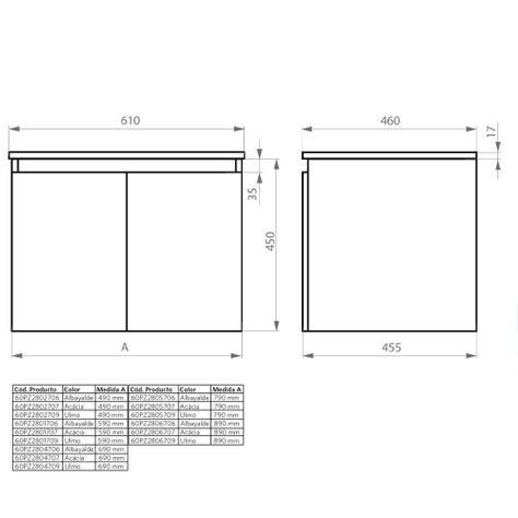 Mueble Amélie 90x46 cm-3
