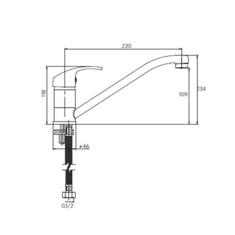 Monomando Lavaplato Horizontal New Standard-4