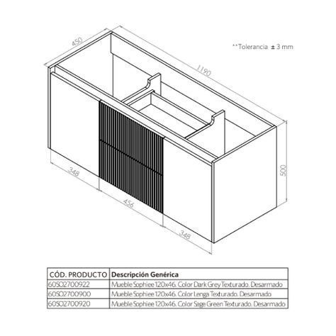 Mueble Vanitorio Completo Sophie Texturado-5