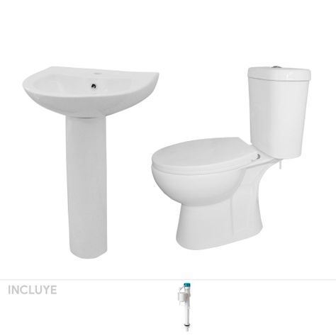 Pack Baño Aura | Lavamanos + Sanitario-0
