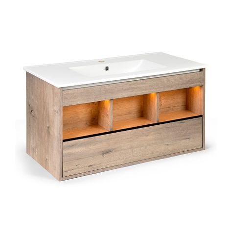 Mueble Vanitorio Completo Éclair 90x43 Lenga-0