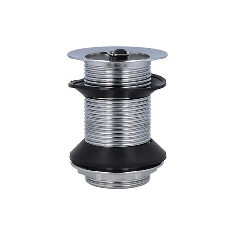Desague Lavamanos SS304 Tapón 1 1/4'' s/Reb s/Cola-0